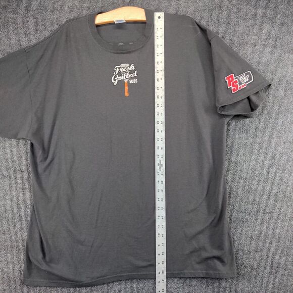 Jerzees Penn Station Active Fresh Grilled Subs East Coast T-Shirt Mens 2XL Gray - Picture 13 of 15